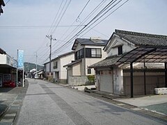 旧国道55号線沿いの町並み