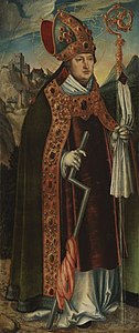 workshop of Lucas Cranach, o Velho, Pfirtscher Altarpiece: Saint Erasmus, 1526, Staatsgalerie Aschaffenburg