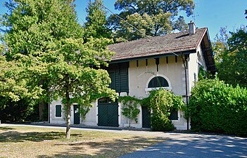 Le pavillon Dufour abritant le musée militaire genevois.