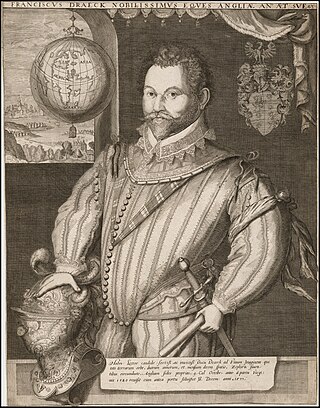 1583 portrait of Sir Francis Drake