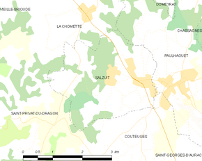 Poziția localității Salzuit