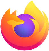 Logo keenam Firefox yang digunakan sejak Firefox 70 (22 Oktober 2019)