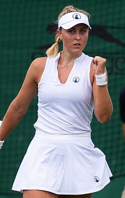 Gabriela Knutsonová ve Wimbledonu 2024