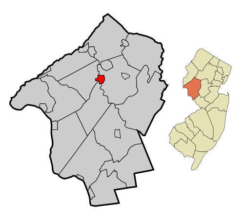 File:Hunterdon County New Jersey Incorporated and Unincorporated areas Clinton Highlighted.svg