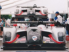 Panoz LMP-1 Roadster S, l'un des seuls prototypes à moteur avant.