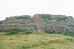 Dún Conchuir (Conor sitt fort) på Inishmaan