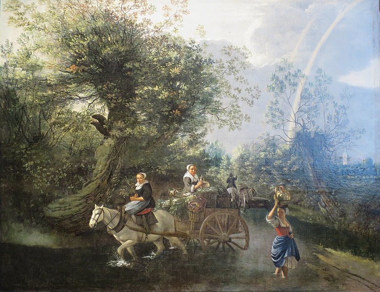 File:Siberechts, Jan - Crossing a Creek - 1669.jpg