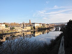 Villeneuve-sur-Lot and the Lot river