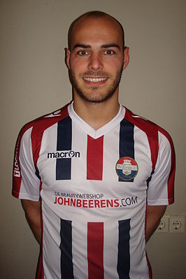 Ruud Boymans in het shirt van Willem II seizoen 2013/2014