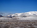 Járnbraut í Qinghai héraði.