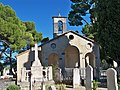 Cimetière et chapelle Notre-Dame-de-Pareloup de Mazan croix de cimetière