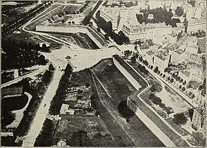 Une partie des bastions de l'enceinte de Thiers.