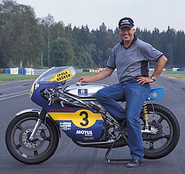 Bo Granath met zijn Husqvarna in 2004