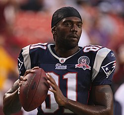 Randy Moss vuonna 2009.