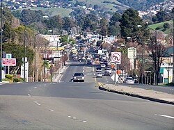 San Pablo Dam Road looking eastward through El Sobrante.