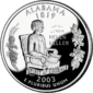 آلاباما quarter dollar coin