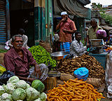 B5 A vegetable retailer in Tamil Nadu. More than 95% of retail industry in India is unorganised.