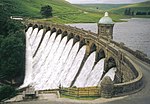 Craig Coch Dam and valve tower, Elan Valley