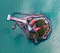 Fort Hammeniel vanuit de lucht.