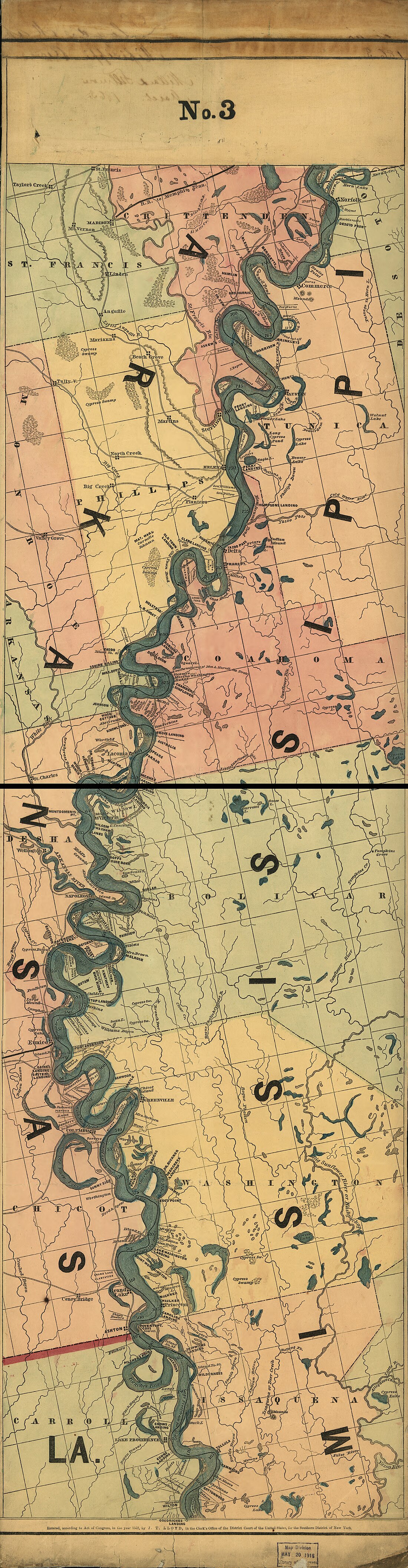 1862 map showing Port Anderson