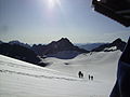 Aufstieg zum Oberalpstock über den Brunnifirn