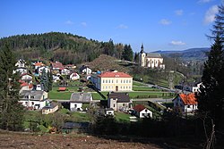 Church and school in Zálesí