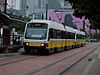 DART train stopped at the West End Station, heading to the American Airlines Center in 2004