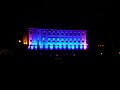 Das Schloss Dyck als Projektionsfläche bei der Illumina 2010