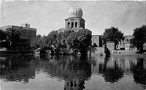 Photograph of Gurdwara Bal Leela Sahib, by Dhanna Singh Chahal 'Patialvi', 1 October 1933.jpg