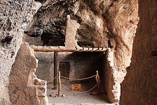 Tonto National Monument, AZ, Room detail