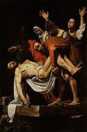 Caravaggio Die Graflegging Pinacoteca Vaticana