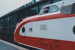 In 1991 in dienst van de Oost-Duitse Reichsbahn