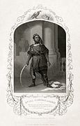 Ira Aldridge as Aaron in Titus Andronicus