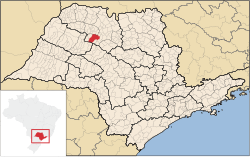 Location in São Paulo state