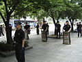 Riot shields of the Seoul riot-police