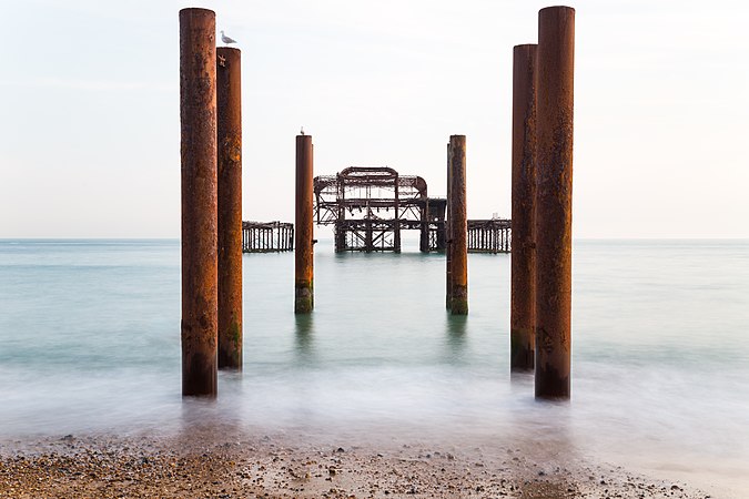 The Derelict West Pier of Brighton, United Kingdom by Matthew Hoser