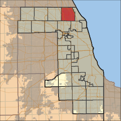 Location in Cook County