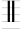 two parallel vertical strokes across three staff spaces