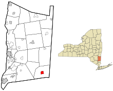 Location of Pawling, New York