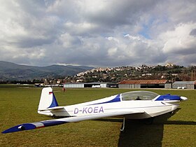 Vue de l'avion.