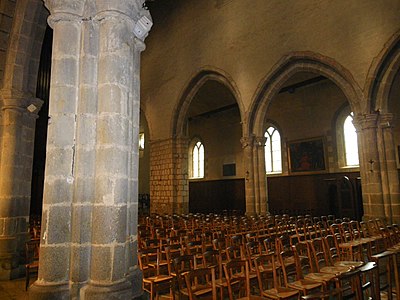 Arcades du côté nord de la nef.