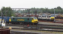 Locomotives at Basford Hall Yard, Crewe (geograph 4085955).jpg