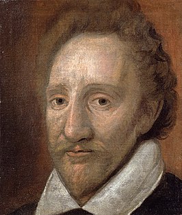 Anoniem portret van Richard Burbage, olieverf op doek. Begin 17e eeuw