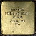 Stolperstein für Erika Salomon