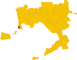 Lokasi Montecalvo Irpino di Provinsi Avellino