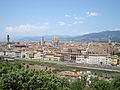 Zleva Palazzo Vecchio, Duomo, S. Croce