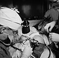 A lobotomy being performed in 1949.