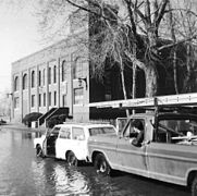 Connecticut River in flood, 1977