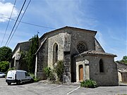 Le chevet de l'église Saint-Jean.