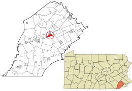 Location in Chester County and the U.S. state of Pennsylvania.